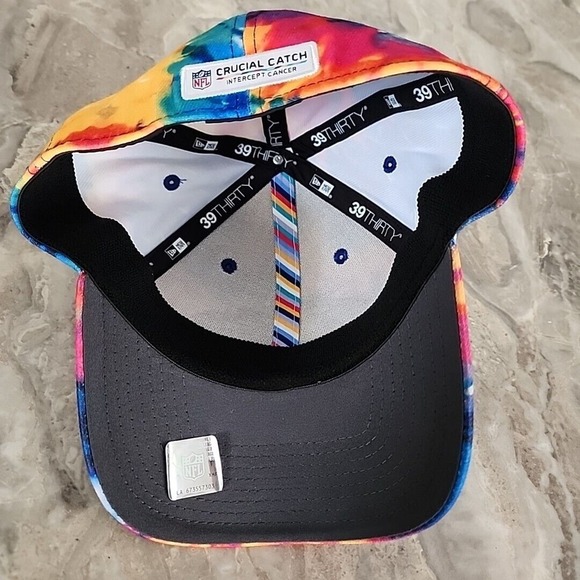 NEW Era Baltimore Ravens Men's NFL Crucial Catch 39THIRTY Flex Hat Cap Tie-Dye - Picture 5 of 6